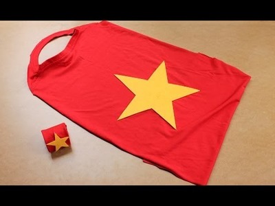 Easy craft: How to make a no-sew T-shirt cape