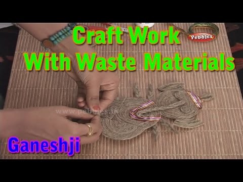 Ganeshji | Craft Work With Waste Materials | Learn Craft For Kids | Waste Material Craft Work