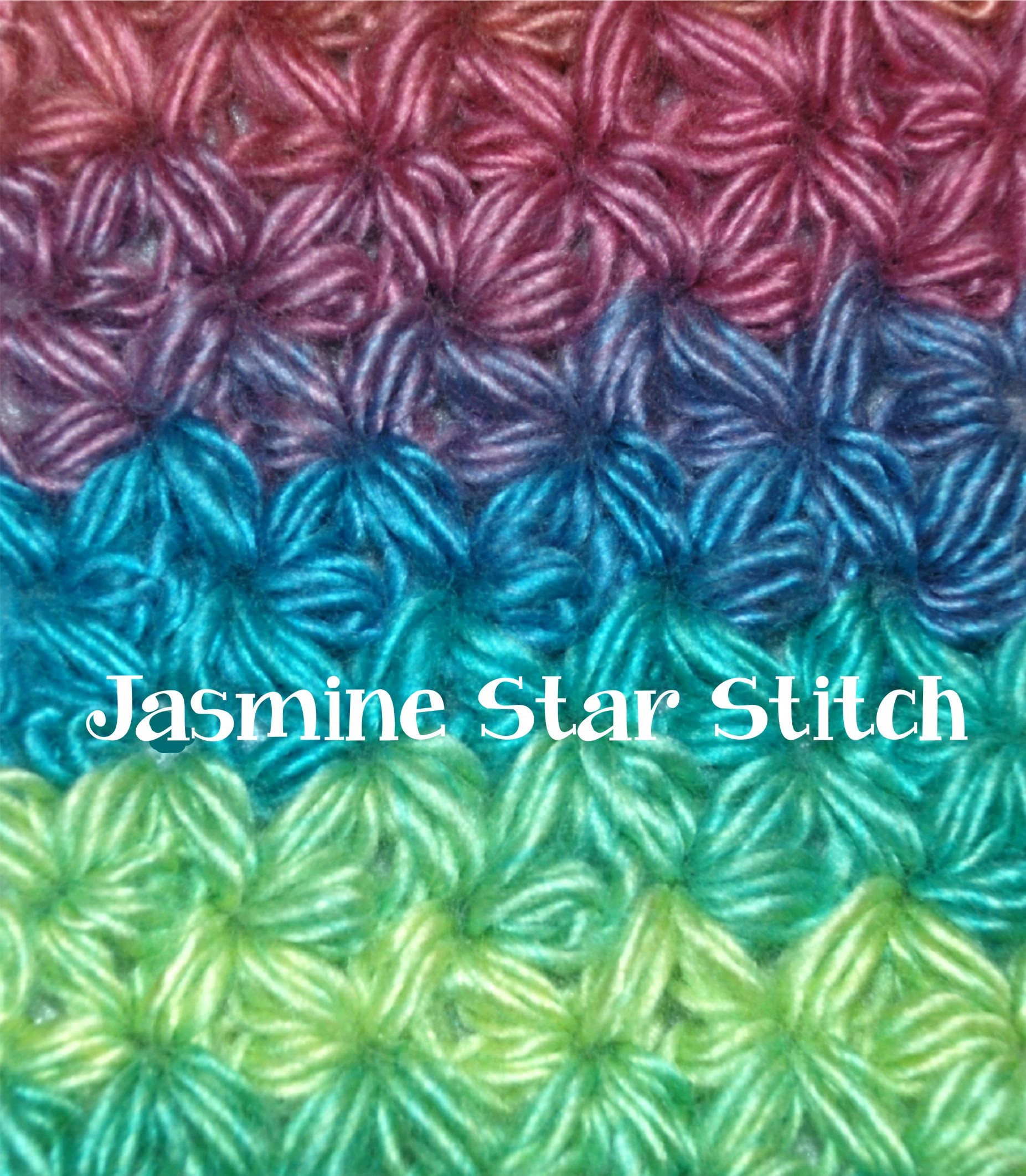 How to Crochet a Jasmine Star Stitch Part I