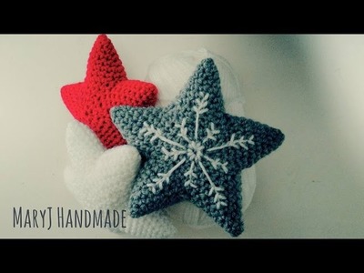 How to crochet an amigurumi star | Tutorial in English