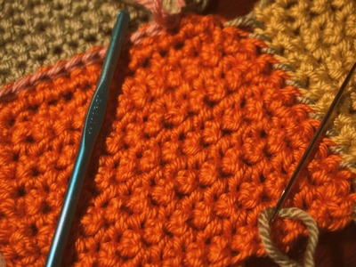 How to join single crochet squares