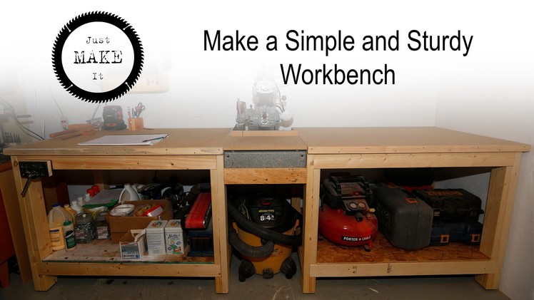 Make a Simple and Sturdy 2x4 Workbench