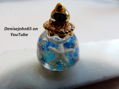 Make Snow Globes  . . SAVE & Use LATER---TUTORIAL---- make for friends , use for jewerly ! TUTORIAL