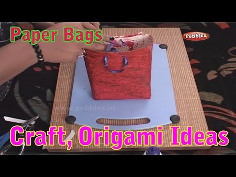 Making Paper Bags  | Learn Craft For Kids | Origami For Children | Craft Ideas | Craft With Paper