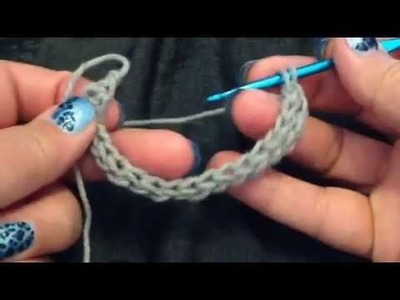 Naadloos sluiten van begintoer met vasten - join foundation single crochet - FSC