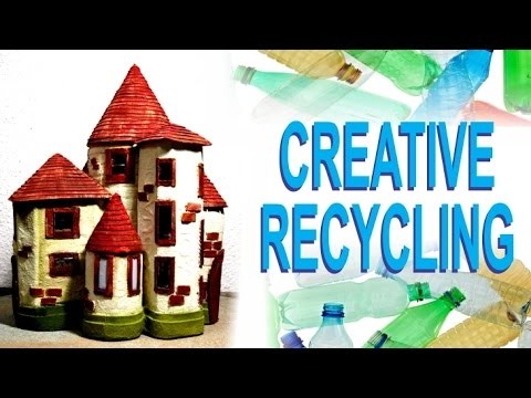 Plastic Bottles Recycling Craft Idea - DIY Fairy House