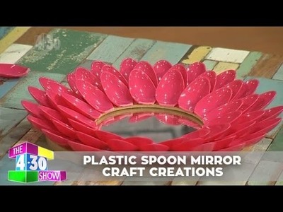 Plastic Spoon Mirror - Craft