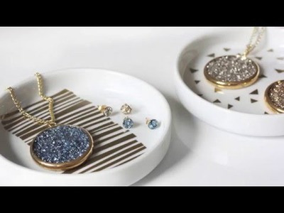 Quick DIY Video: How to Make Faux Druzy Jewelry
