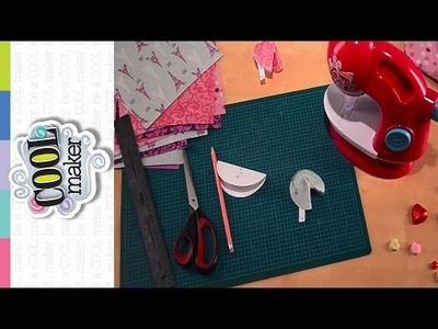 Sew Cool Valentines Craft  - Fortune Cookie