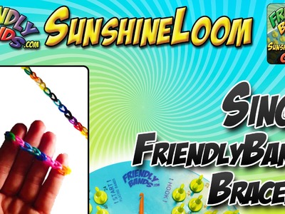 Single band Bracelet Tutorial! | Sunshine Loom