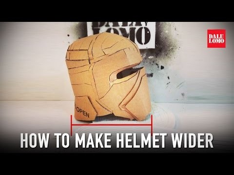 Tips: How to Fix Cardboard Helmet - Add Depth | Dali DIY