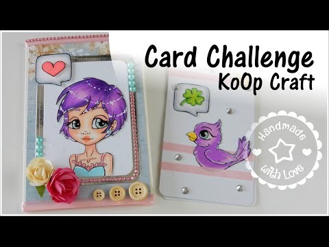 [Watch me] ✿ Luna Like ✿  Card Challenge - KoOp Craft ^-^