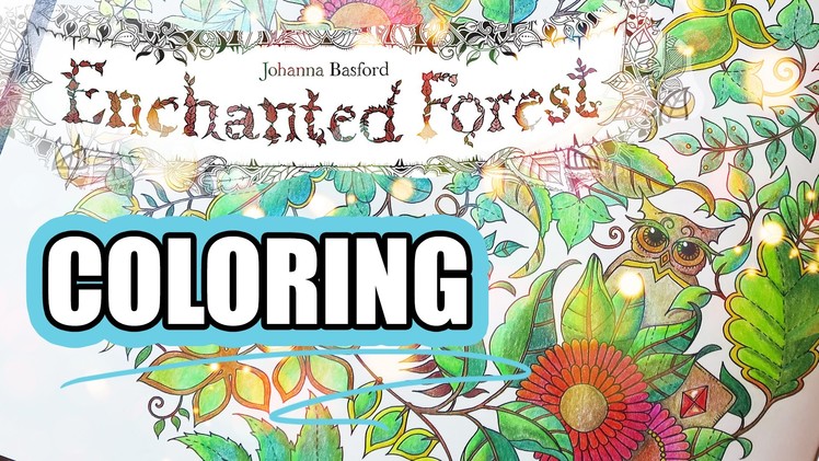 Coloring Book Journey - 001 Enchanted Forest by Johanna Basford