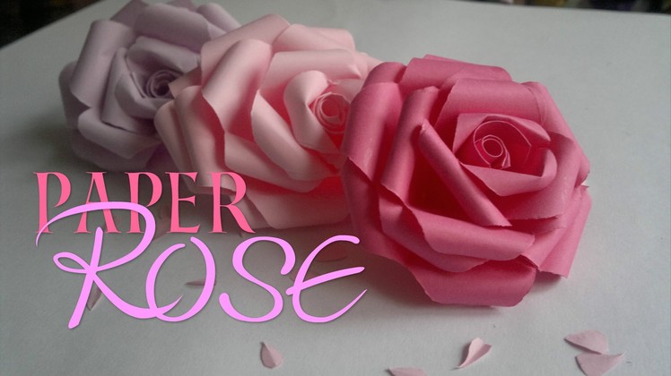 DIY Paper Rose | Enn La Rush