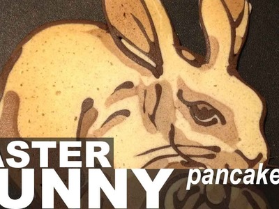 Easter Bunny Pancake Art