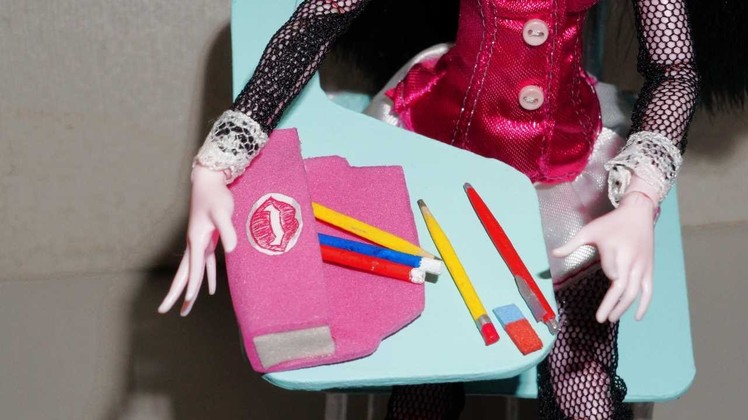 How to make a pencil case & lunch box for doll (Monster High, MLP, EAH, Barbie, etc)