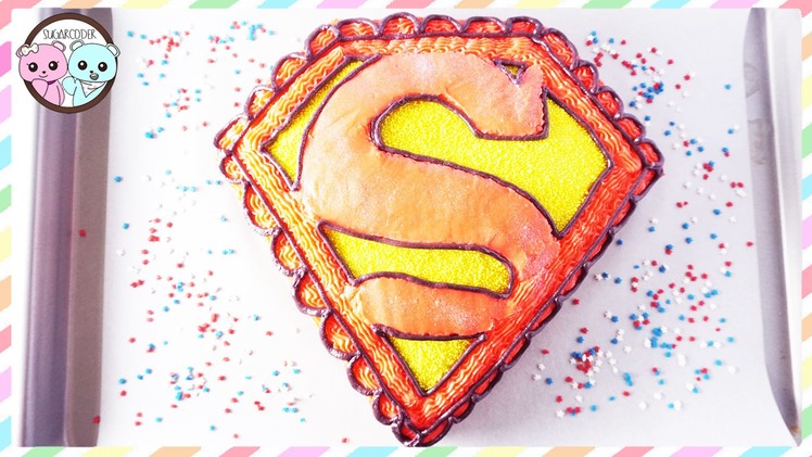 SUPERMAN CAKE, SUPERMAN CUPCAKES - SUGARCODER