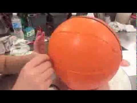 The Making of a Carved Basketball Cake Timelapse