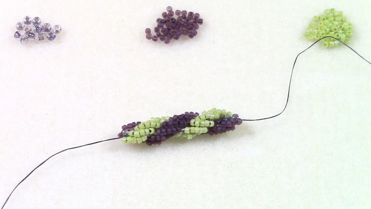 TheHeartBeading: Double Spiral Stitch
