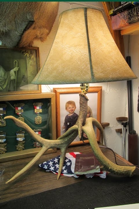 Antler Lamp DIY