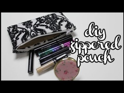 ❤︎ DIY: Zippered Pencil Pouch.Cosmetic Bag, ETC. || #Handmadeby㉿