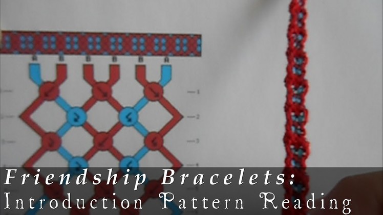 Friendship Bracelets: Reading and Working A Pattern