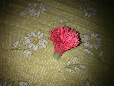 Handmade paper quilling flower