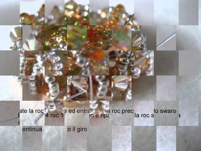 Incastonare un cabochon con decorazioni laterali