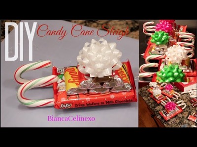 DIY Candy Cane Sleigh♡