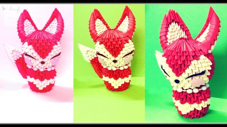 3D Origami - Lady Fox