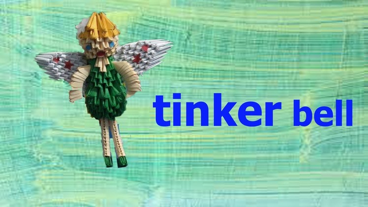 Origami 3d tinker bell 