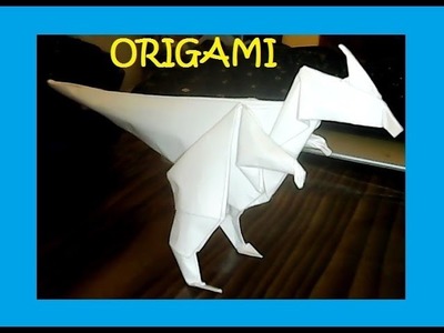 Origami - dinosaur (Parasaurolophus)