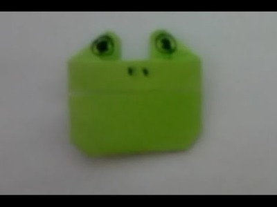 Origami Frog face