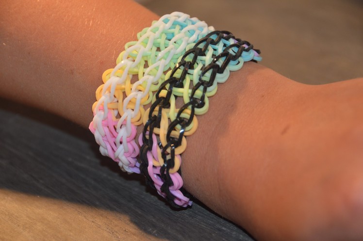 Rainbow Loom | Double Infinity Armband, Bracelet | Nederlands