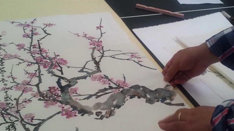 A Thicker Version of Sized Xuan or Shuo Xuan Rice Paper for Gongbi Style Chinese Watercolor Painting