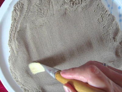 ASMR: Kinetic Sand #2 - Drawing & Brushing Kinetic Sand (No Talking)