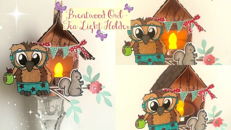 Brentwood Owl Tea Light Holder