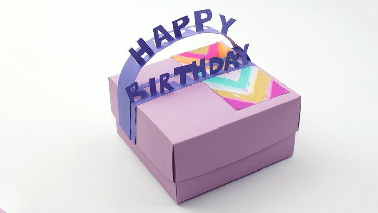 DIY Happy Birthday Gift Box