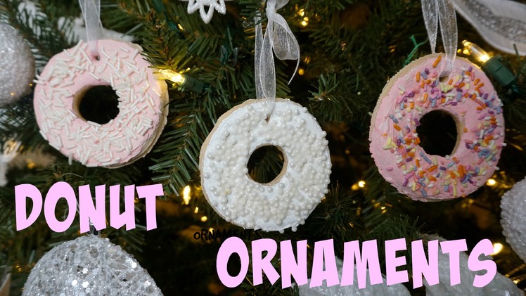 Easy DONUT Ornaments | Vlogmas 3