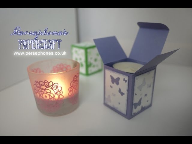 Four Tea Lights Box | Stampin' Up (UK) on Spiritual Sundays with Persephone's Papercraft