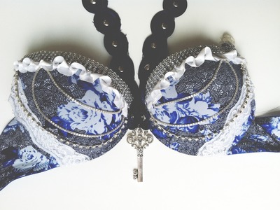 How to make a RAVE BRA: Blue Royal Edition
