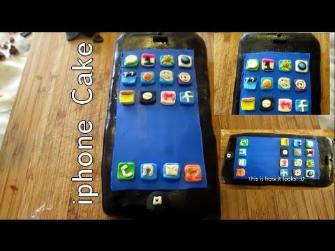 HOW TO MAKE AN IPHONE CAKE