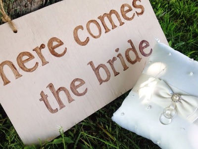 Make an Adorable Wedding Sign - Home - Guidecentral