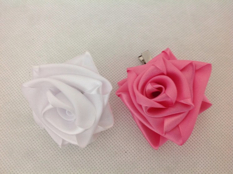 May 18, 2015 rosa mágica com fita de cetim para tiara, faixas etc.