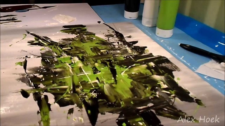 Modern Abstract Art - Speed Painting