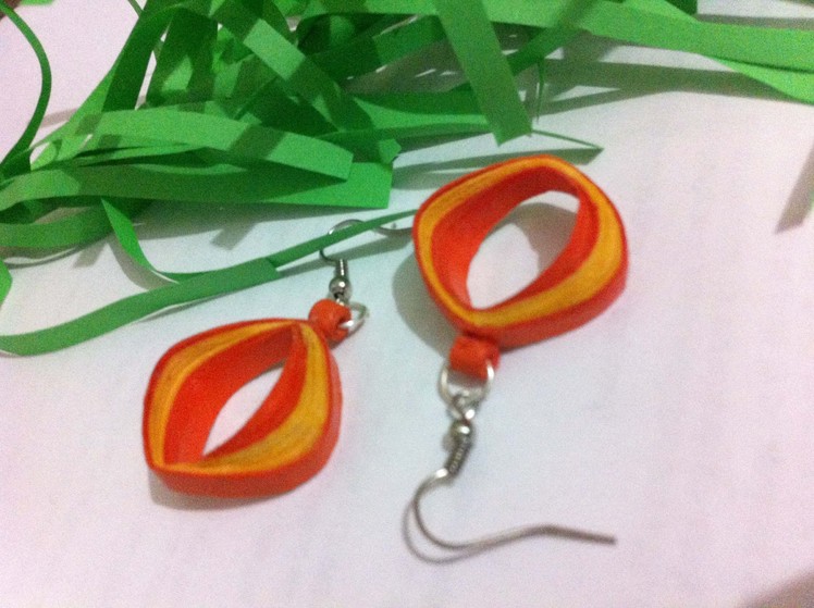 New design quilling earrings