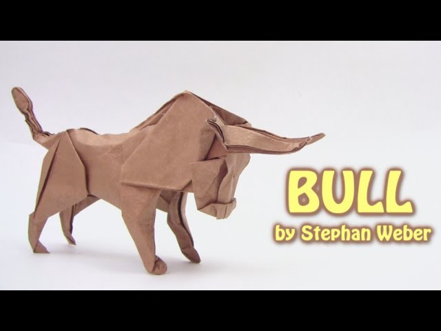 Origami BULL by Stephan Weber (part 1 of 2) - Yakomoga Origami tutorial