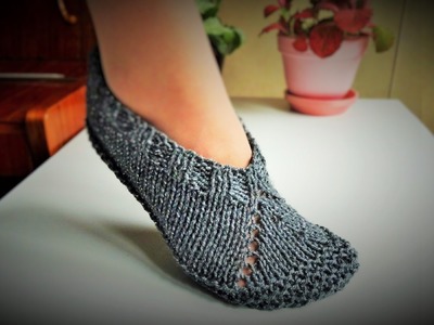 Pletene zepe - pape ili popke (Knitted slippers)