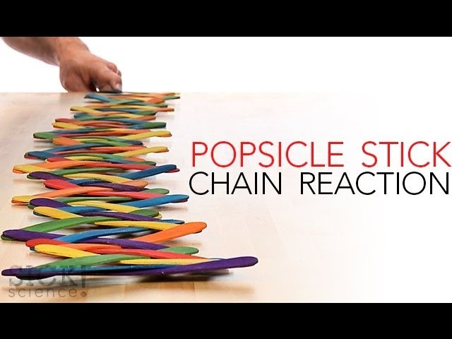 Popsicle Stick Chain Reaction - Sick Science! #144