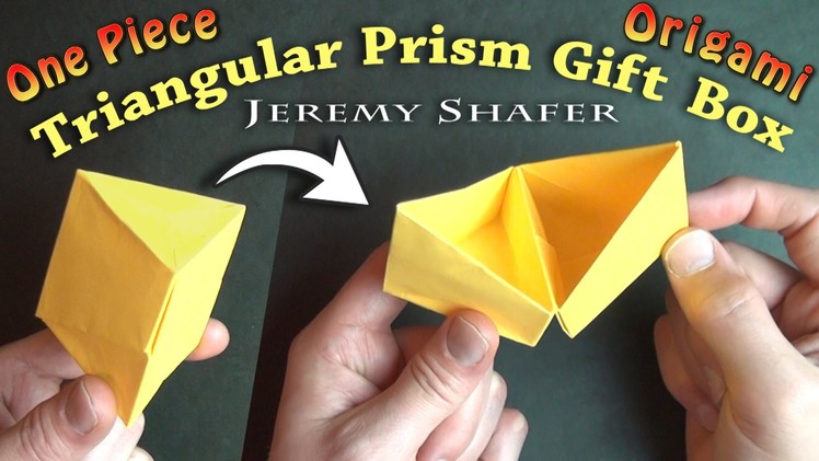 Triangular Prism Gift Box